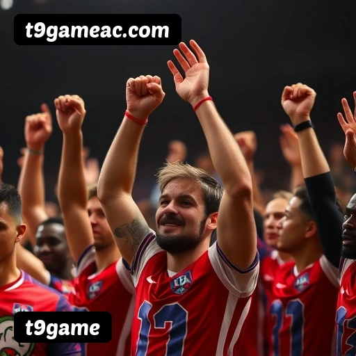 App t9game para iOS e Android — interface mobile, login biométrico e PIX integrado